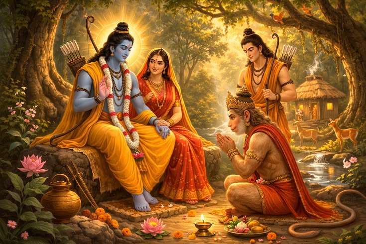 आरती श्री रामायण जी की