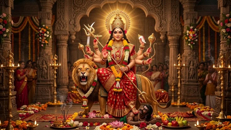 अम्बे तू है जगदम्बे काली